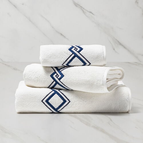 slide 1 Twist Embroidery Bath Towel