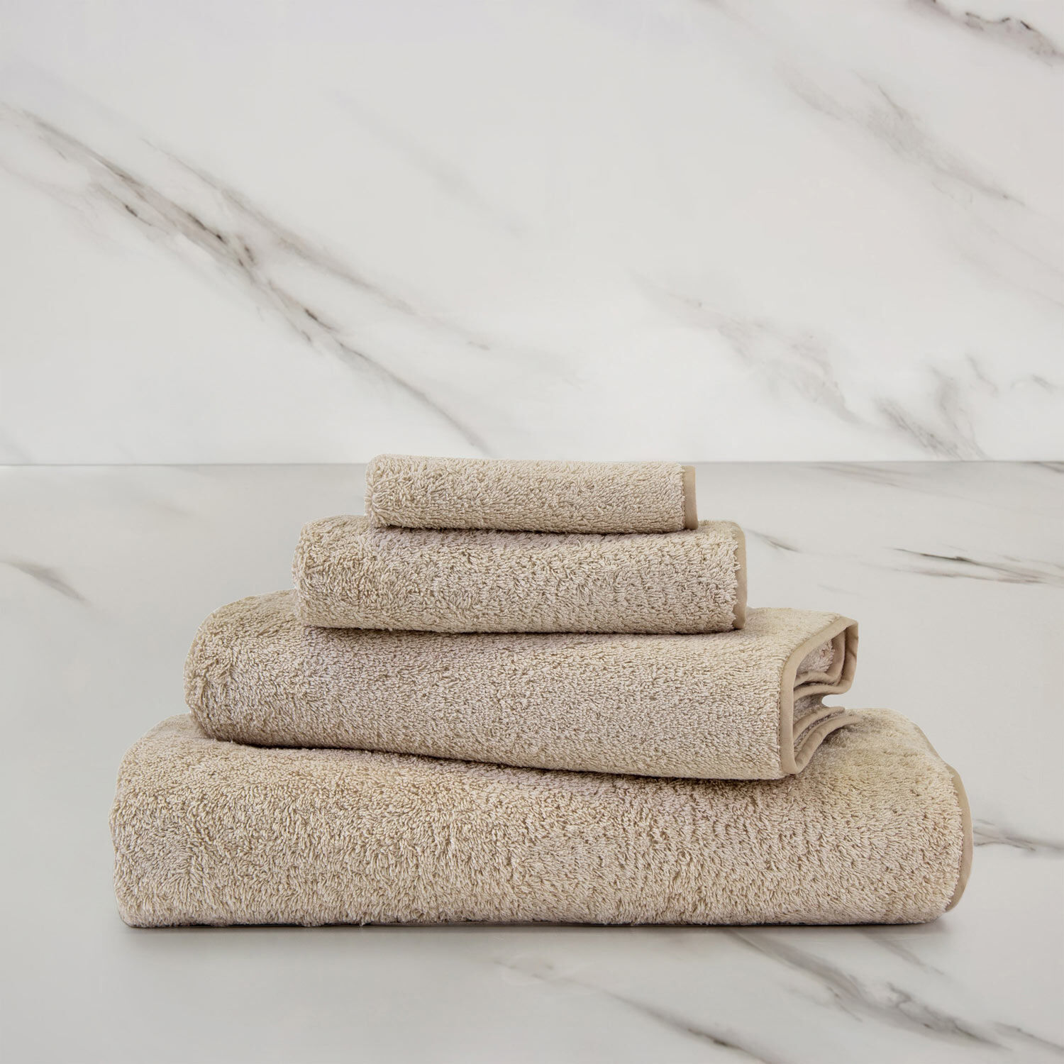 Frette Classic Bath Towel - White Khaki