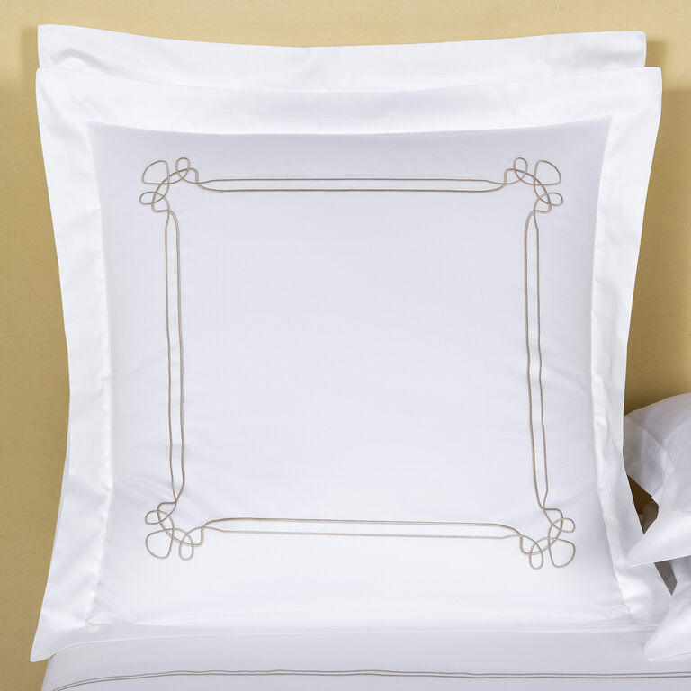 slide 1 Sirmione Embroidered Euro Sham