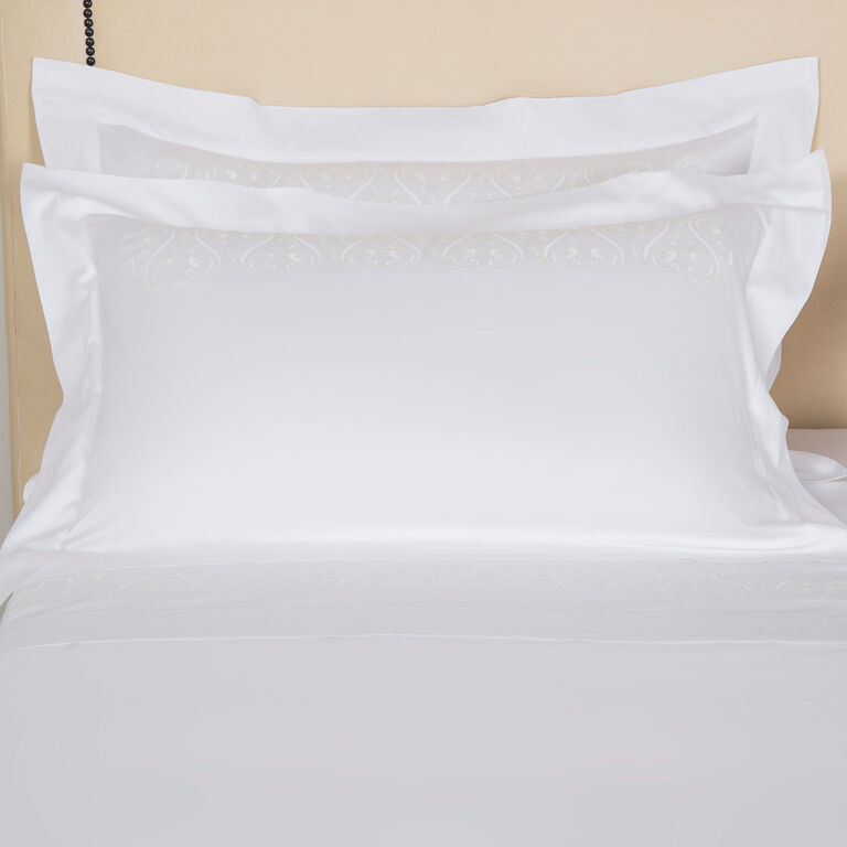 slide 1 Ornate Medallion Embroidered Sham