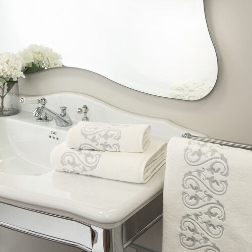 Ornate Medallion Embroidered Bath Sheet