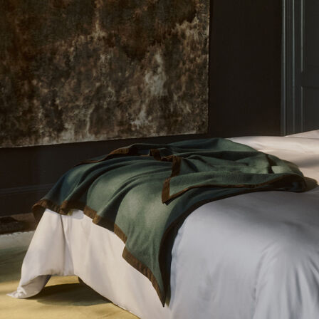 Cashmere & Suede Throw