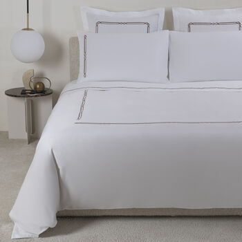 Frame Embroidery Duvet Cover