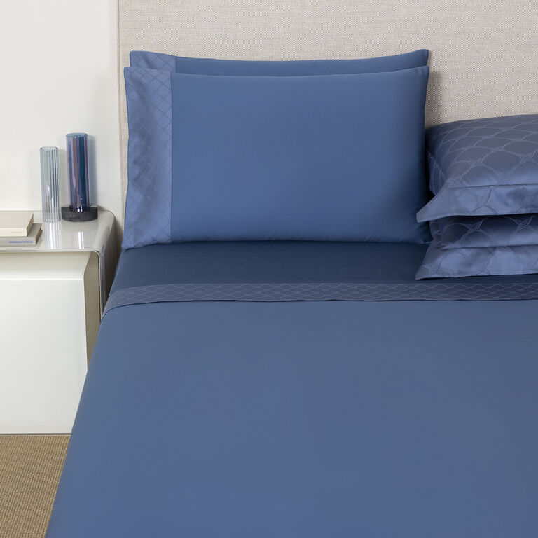 slide 2 Terragona Border Sheet Set Brit Blue