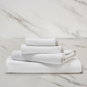 slide 1 Light Terry and Linen Crepe Bath Towel