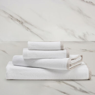 Light Terry and Linen Crepe Bath Towel image