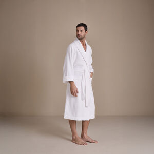 slide 3 Unito Shawl Collar Bathrobe