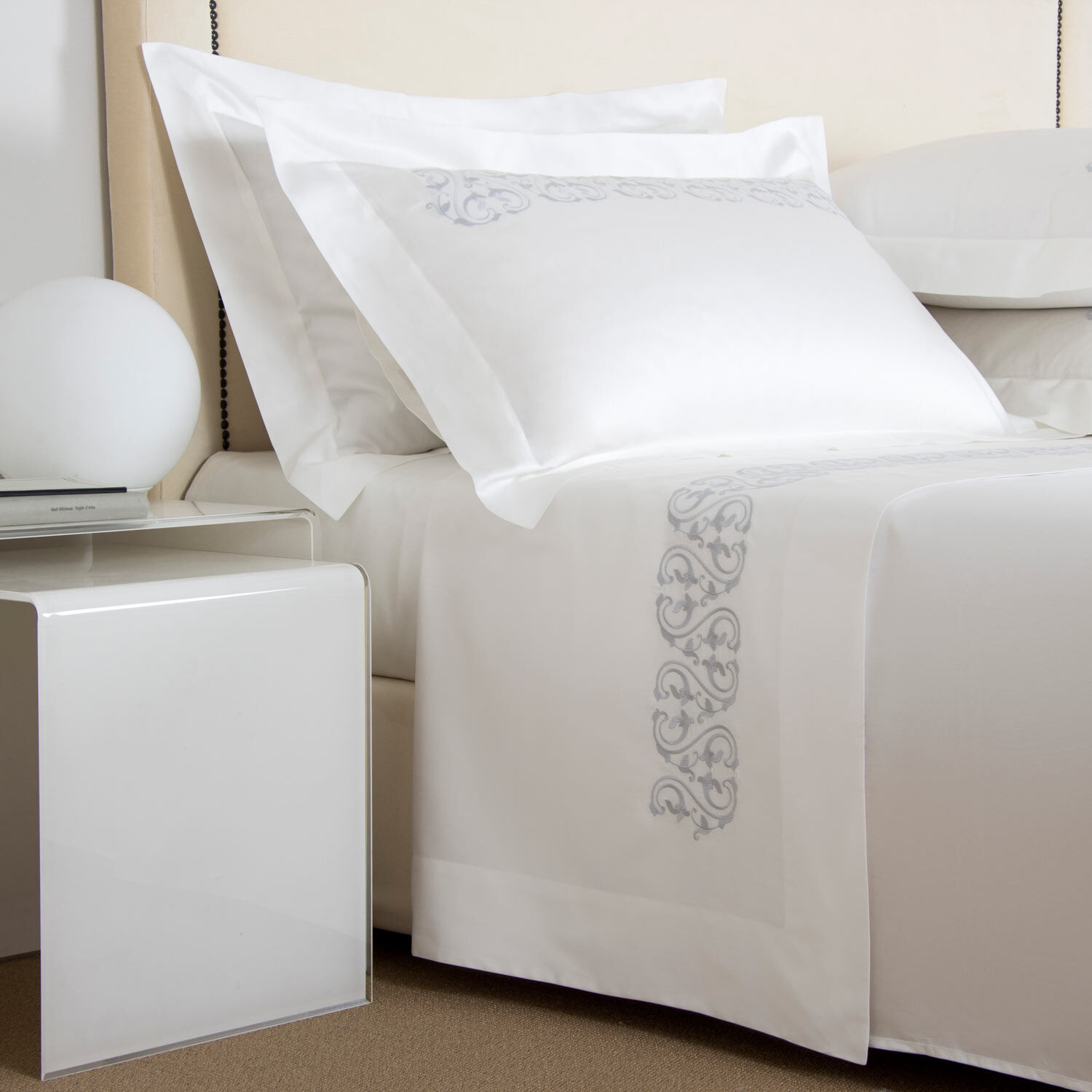 Ornate Medallion Embroidered Sheet Set