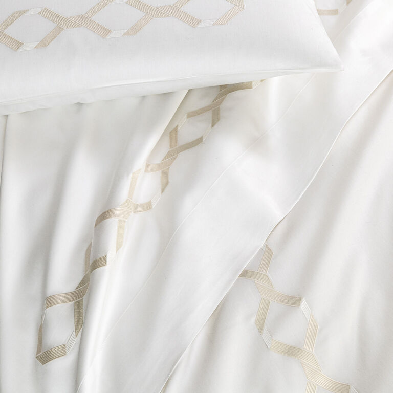 slide 5 Continuity Embroidered Euro Sham
