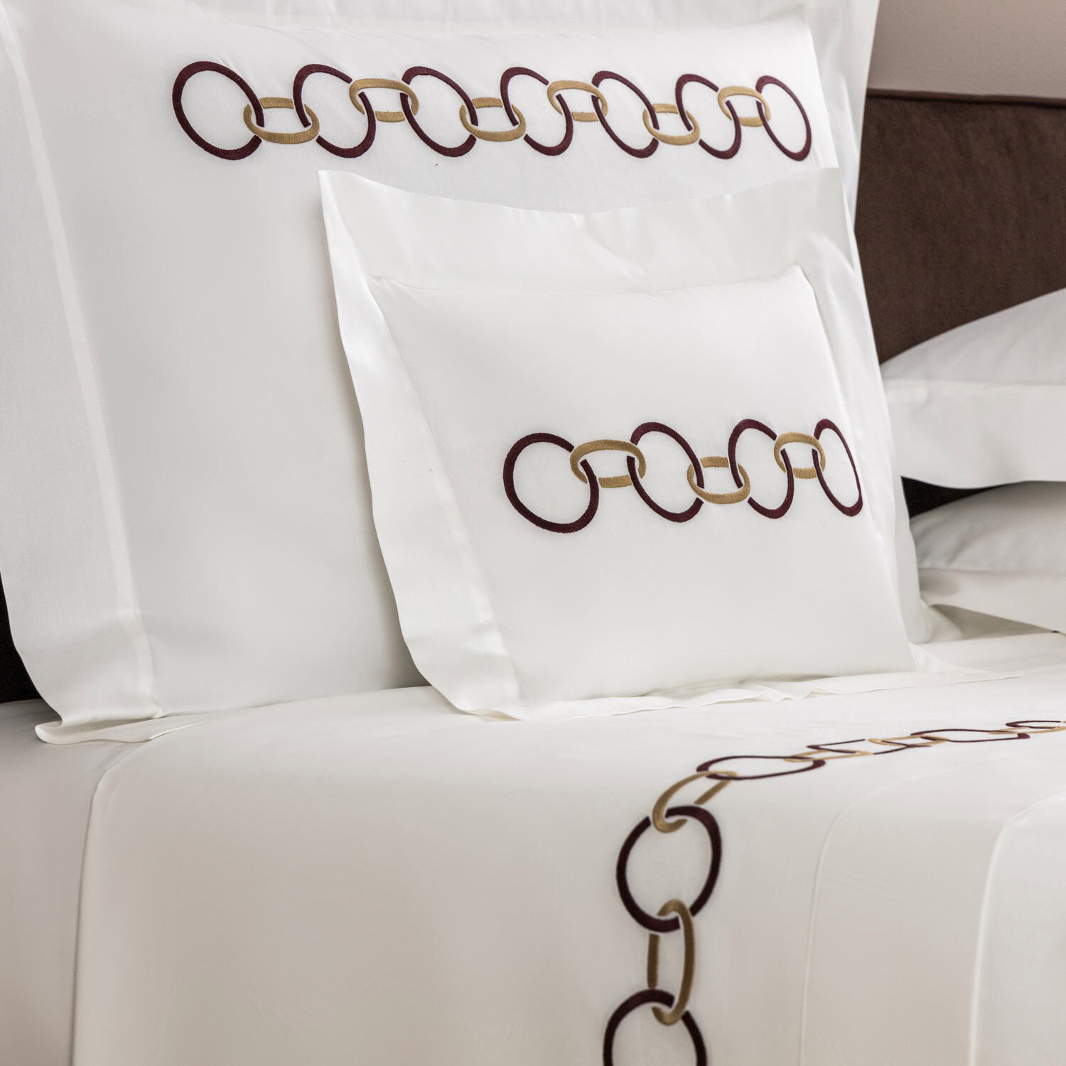 Llinks Embroidered Boudoir Sham