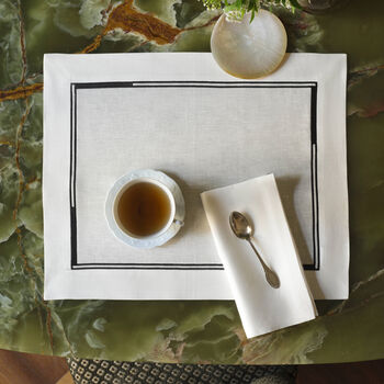 Edgeline Placemats and Napkins Set