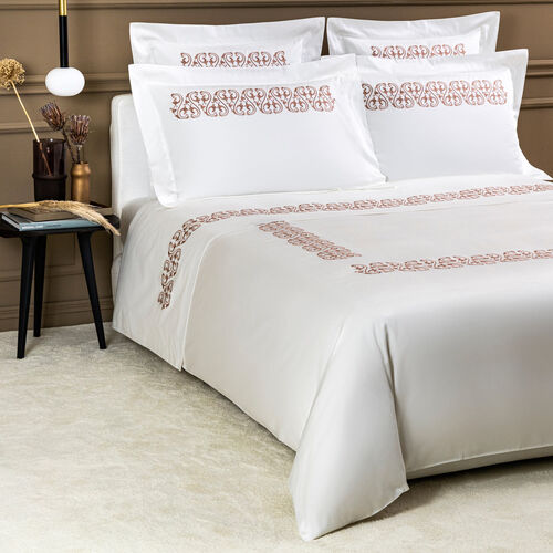 Ornate Medallion Embroidered Duvet Cover