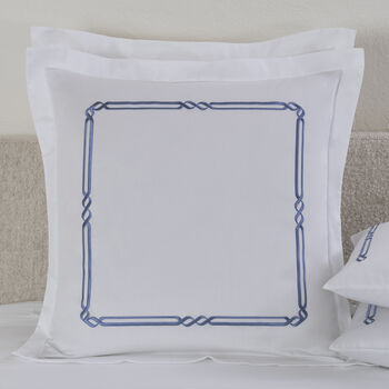 Frame Embroidery Euro Sham