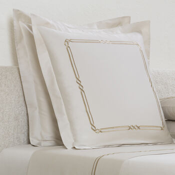 Frame Embroidery Euro Sham