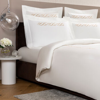 Pearls Embroidered Duvet Cover