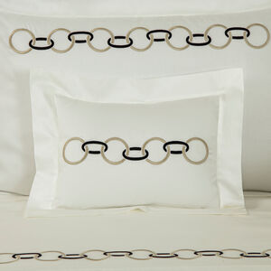 slide 1 Links Embroidered Boudoir Sham