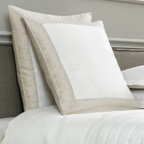 Rectangular Linen Euro Sham Frette
