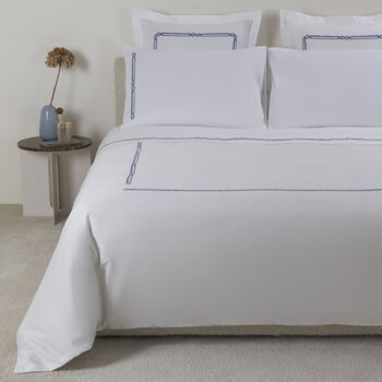 Frame Embroidery Duvet Cover