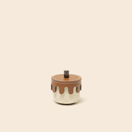 Modernism Extra Small Travertine Pot