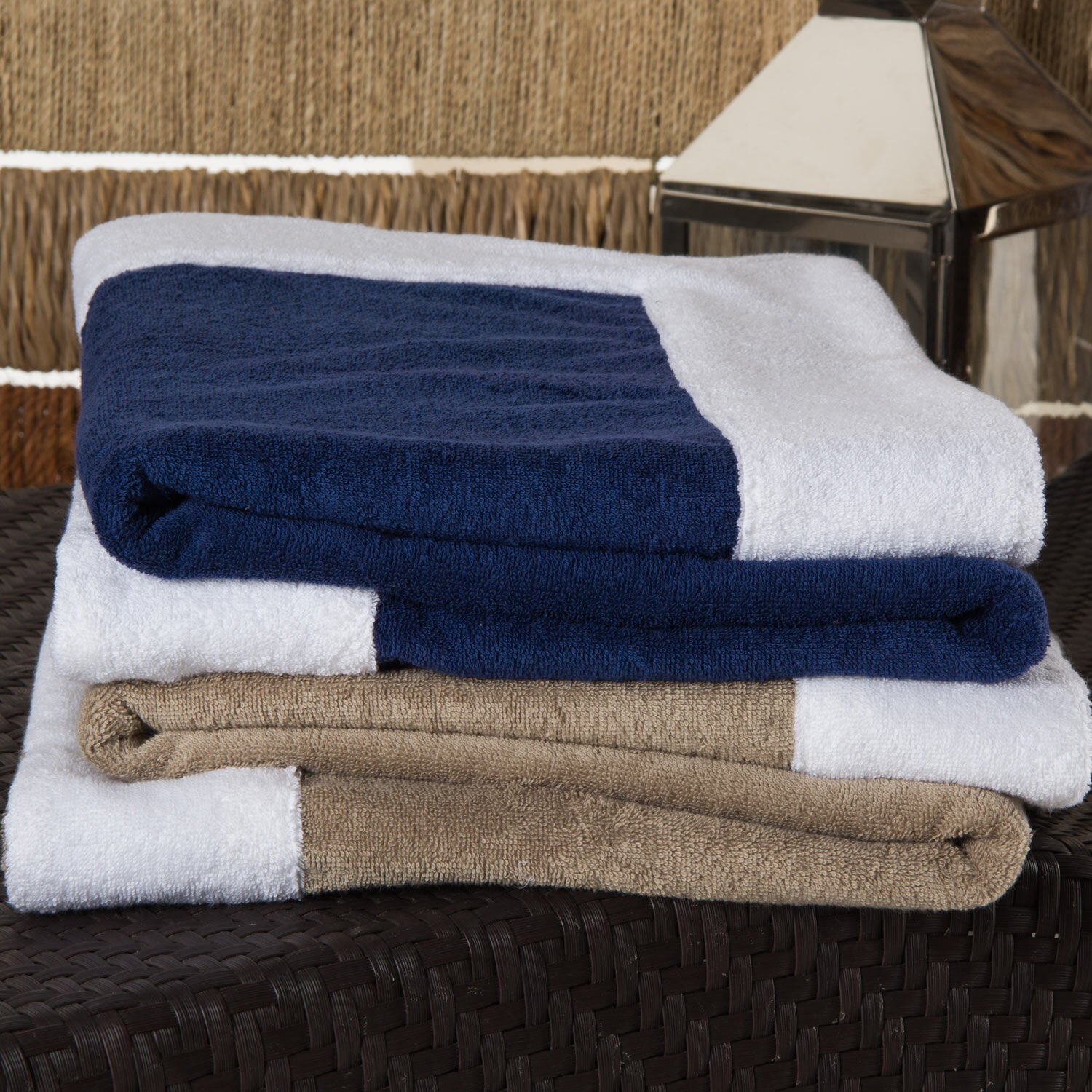 FRETTE Terry Beach towel By Devon&Devon