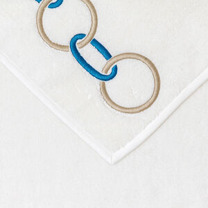 slide 3 Links Embroidered Bath Towel