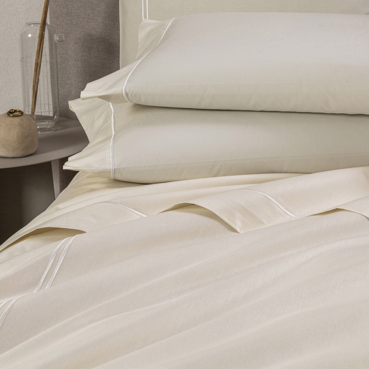 Contemporary Percale Sheet Set Frette