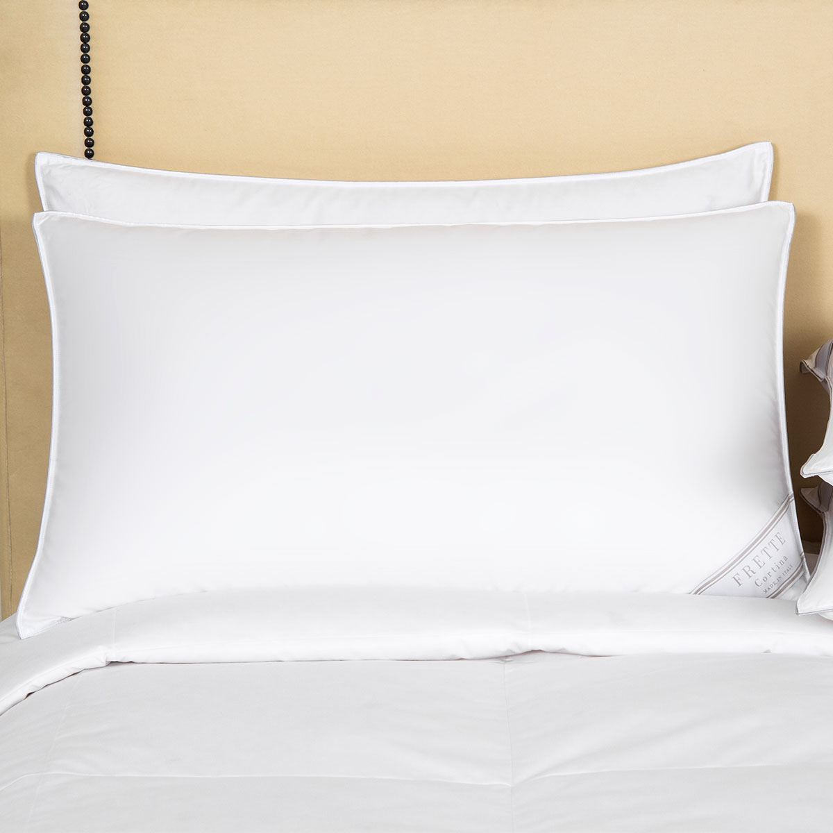 Frette Cortina Medium Down Pillow, King - White