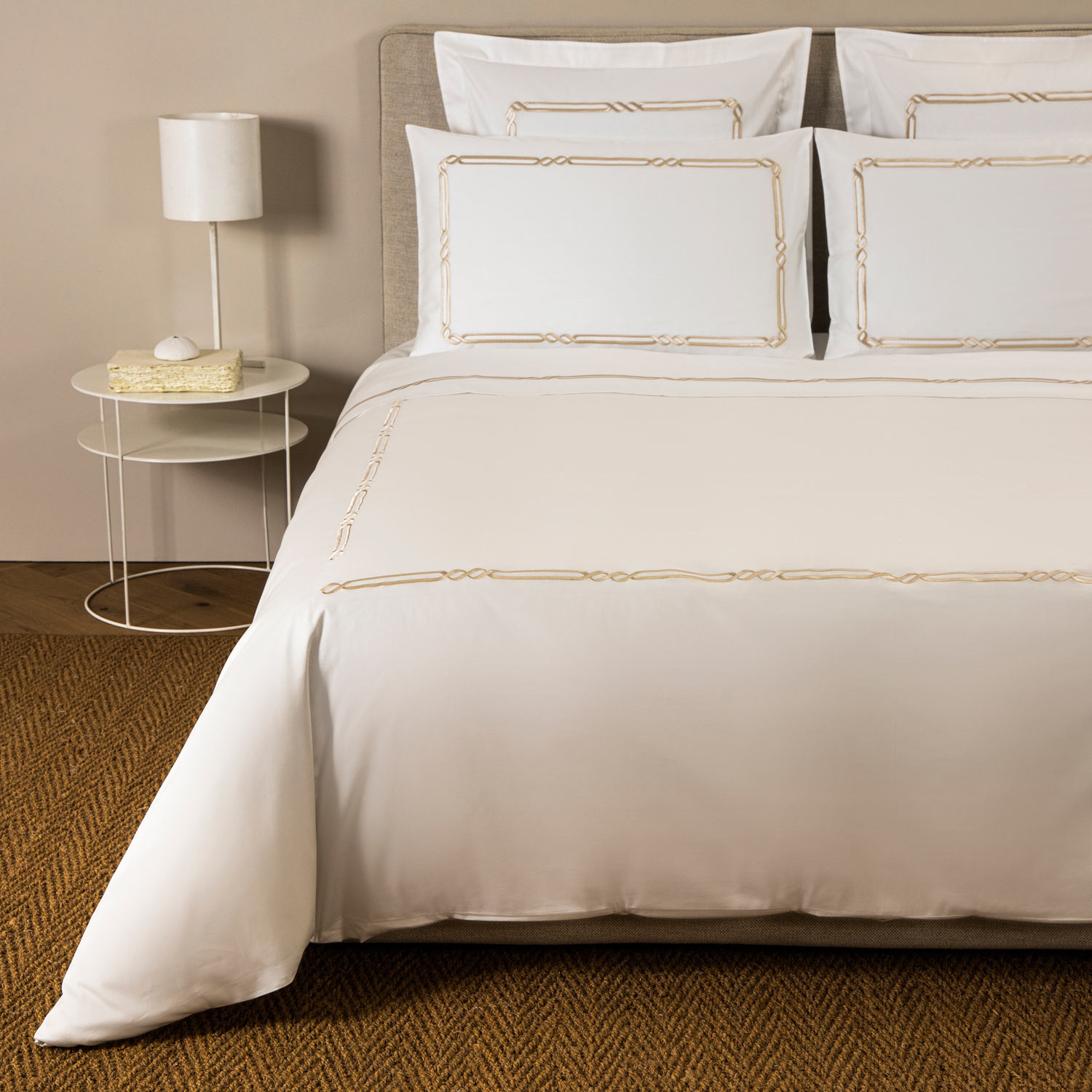 Frame Embroidered Duvet Cover Frette
